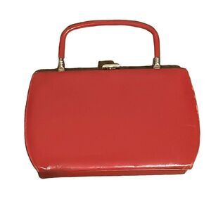 Vintage town and country leather handbag